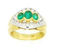 Anello Sommer Donna in Oro Smeraldo 0.57 Ct 10132869-14 - 10132869-14